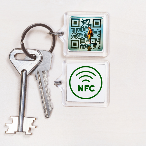 Save Contact Keychain