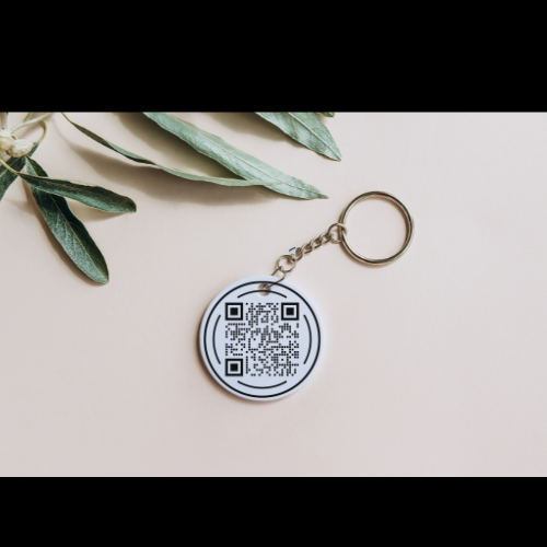 Keychain QR